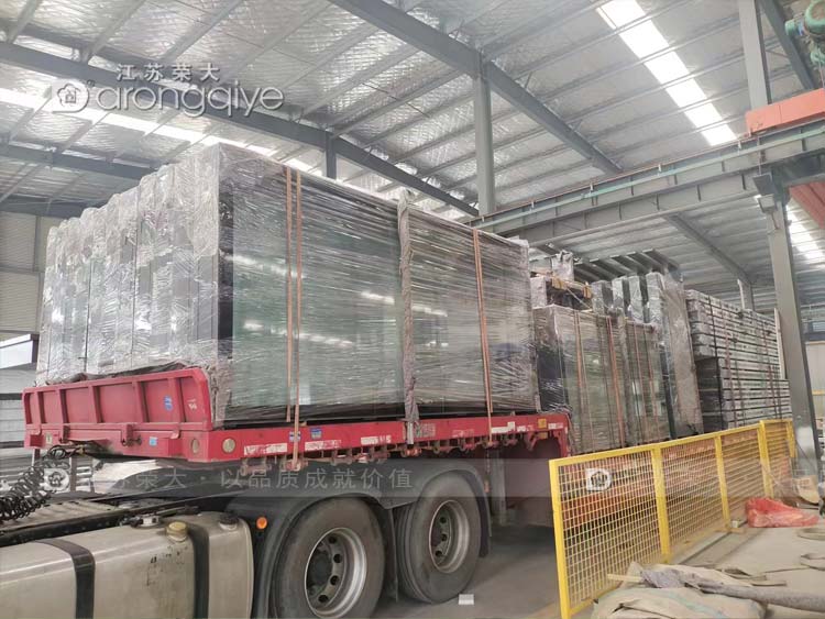 安徽公交車候車亭案例裝車圖片