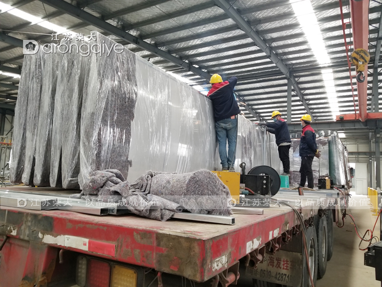 第二批江蘇不銹鋼候車亭發貨圖一