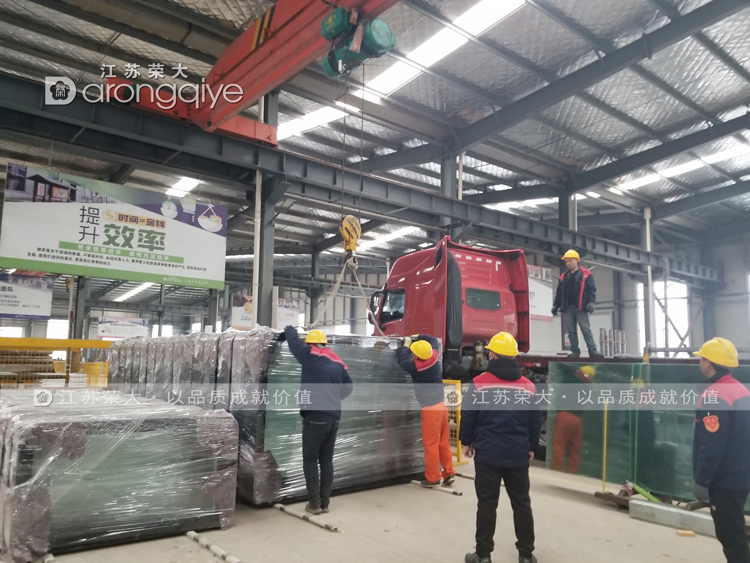 江蘇不銹鋼候車(chē)亭發(fā)貨圖二