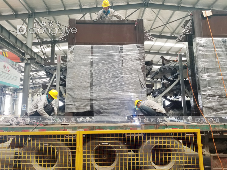 第三批陜西仿古公交候車亭發貨圖二