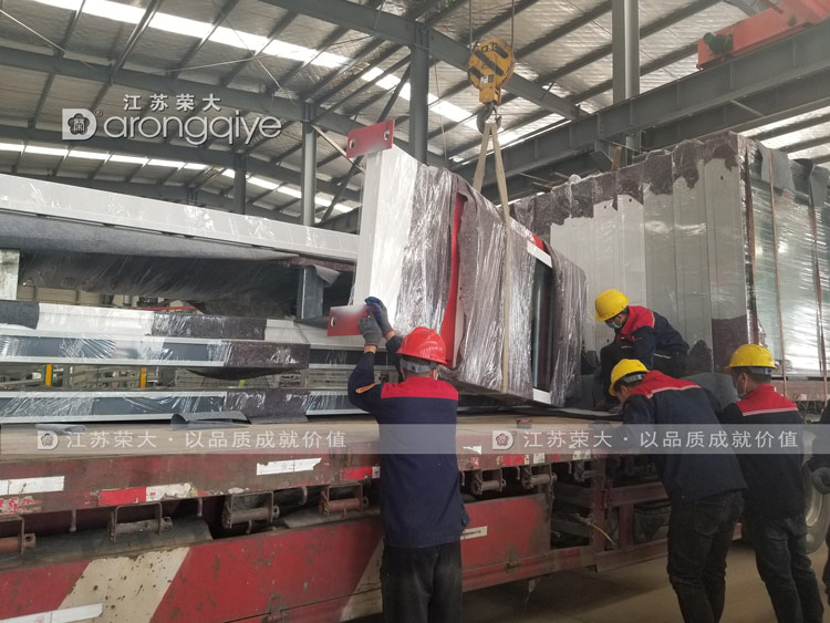 陜西現(xiàn)代候車(chē)亭發(fā)貨案例圖二