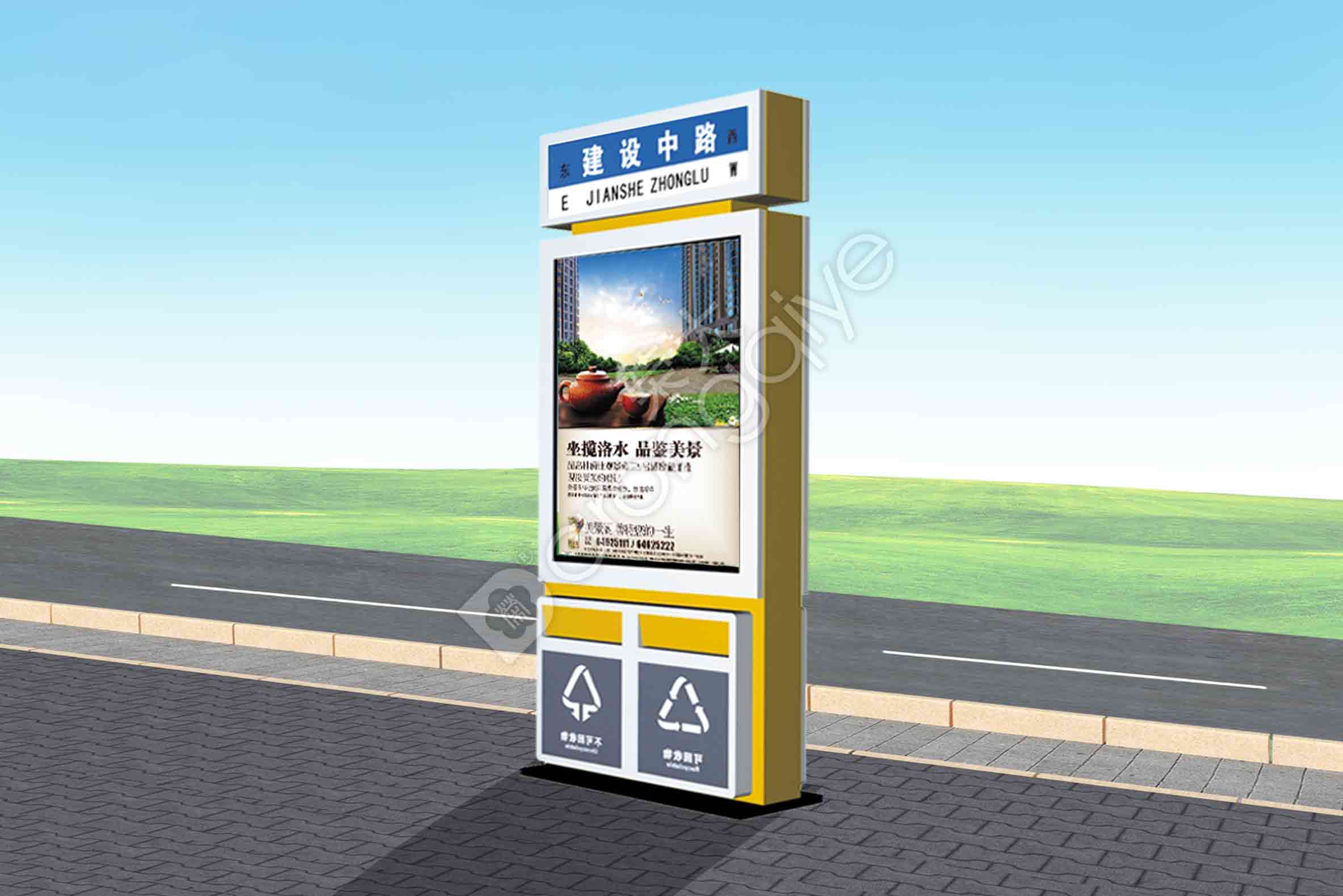 LED廣告垃圾箱特點分析