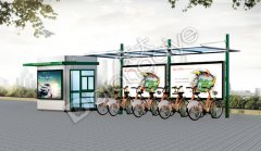 江蘇榮大助力四川建立公共自行車亭棚