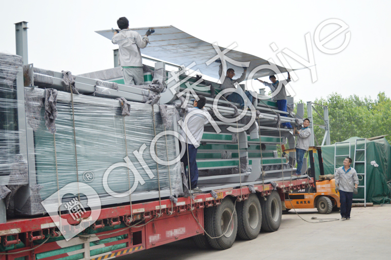 云南公共自行車棚發貨圖四