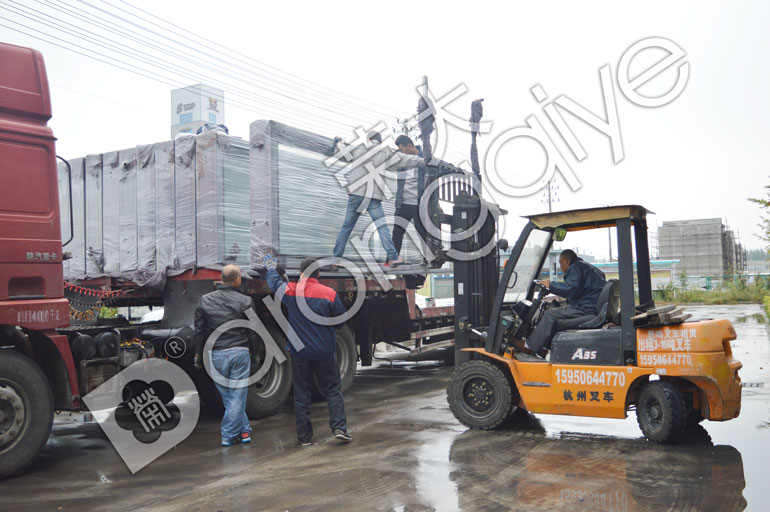 云南省公共自行車棚發貨圖一