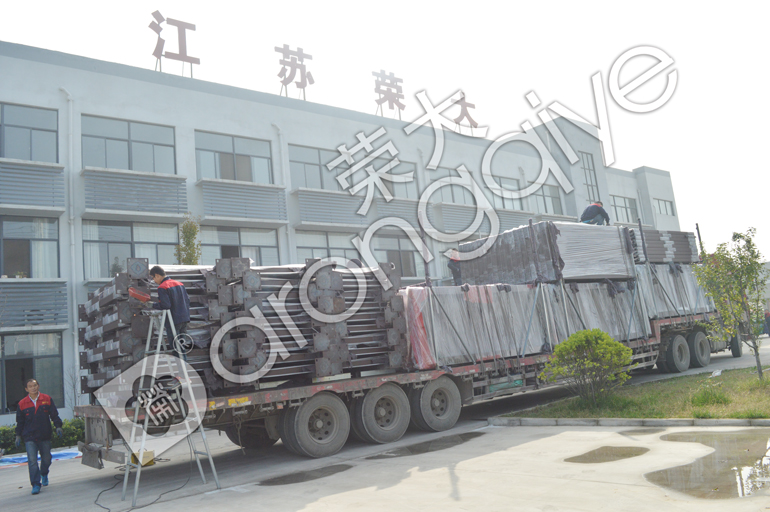 安徽公交候車亭裝車發貨圖一