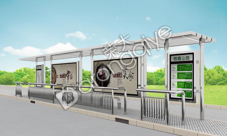 榮大候車亭關注用戶需求,打造智能便民候車亭