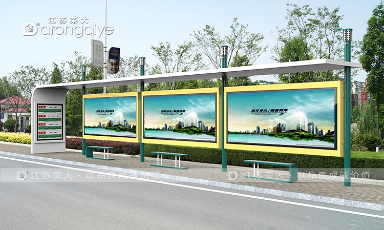 候車亭燈箱廣告效果獨領風騷